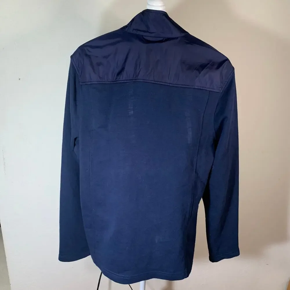 Michael Kors Women's Long-Sleeve Full-Zip Jacket Blue Color Size L
